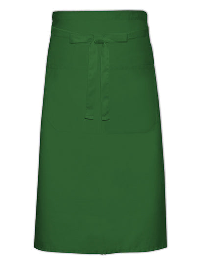 Cook´s Apron With Pocket in Bottle Green, Größe 100 x 70 cm
