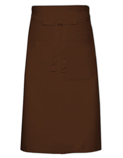 Cook´s Apron With Pocket in Brown, Größe 100 x 70 cm