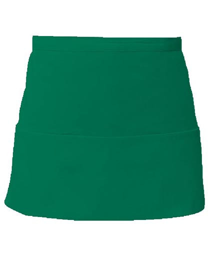 Cocktail Apron in Emerald (ca. Pantone 341), Größe 60 x 30 cm