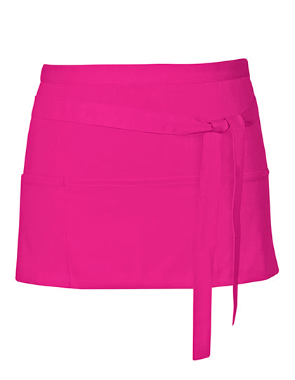 Cocktail Apron in Fuchsia (ca. Pantone 219), Größe 60 x 30 cm