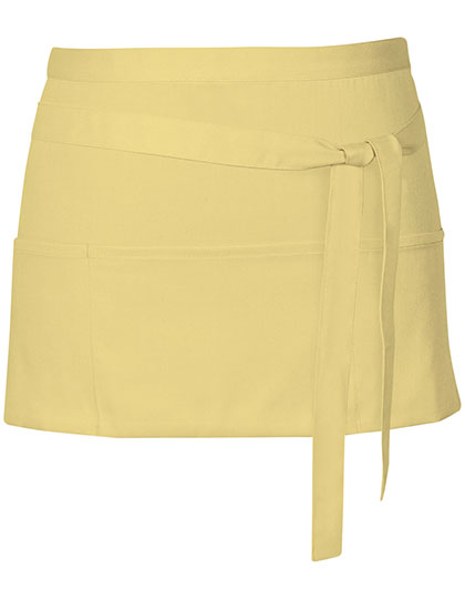 Cocktail Apron in Lemon (ca. Pantone 127), Größe 60 x 30 cm