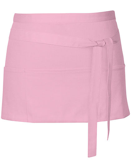 Cocktail Apron in Pink (ca. Pantone 1895), Größe 60 x 30 cm