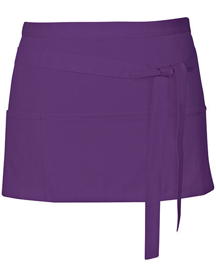 Cocktail Apron in Purple (ca. Pantone 269), Größe 60 x 30 cm