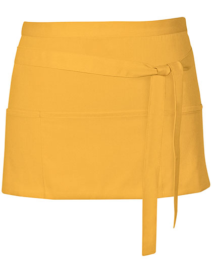 Cocktail Apron in Sunflower (ca. Pantone 136c), Größe 60 x 30 cm