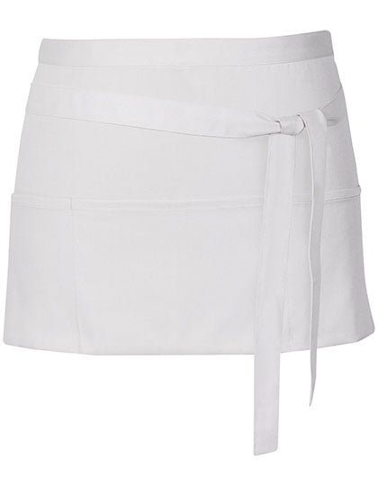 Cocktail Apron in White, Größe 60 x 30 cm
