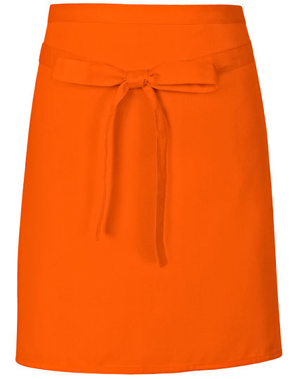 Pizza Apron in Orange (ca. Pantone 1655), Größe 70 x 50 cm