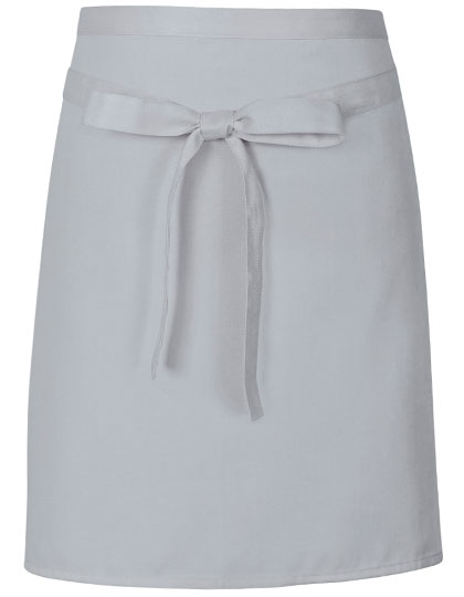 Pizza Apron in Pale Grey (Silver) (ca. Pantone 428), Größe 70 x 50 cm
