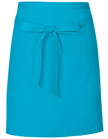 Pizza Apron in Turquoise (ca. Pantone 312), Größe 70 x 50 cm