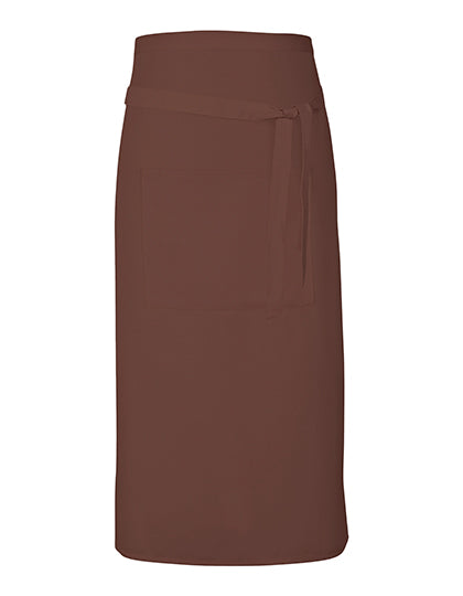 Terras Apron in Brown (ca. Pantone 476), Größe 90 x 80 cm