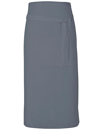 Terras Apron in Dark Grey (ca. Pantone 431), Größe 90 x 80 cm