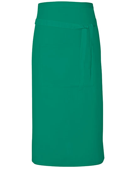 Terras Apron in Emerald (ca. Pantone 341), Größe 90 x 80 cm
