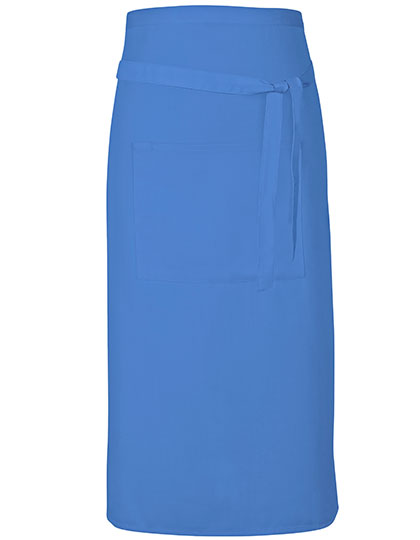 Terras Apron in Midblue (ca. Pantone 2718), Größe 90 x 80 cm