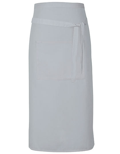 Terras Apron in Pale Grey (Silver) (ca. Pantone 428), Größe 90 x 80 cm
