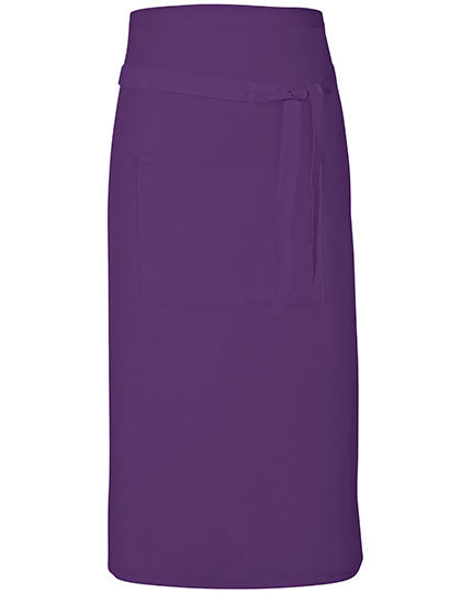 Terras Apron in Purple (ca. Pantone 269), Größe 90 x 80 cm