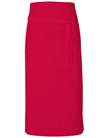 Terras Apron in Red (ca. Pantone 200), Größe 90 x 80 cm