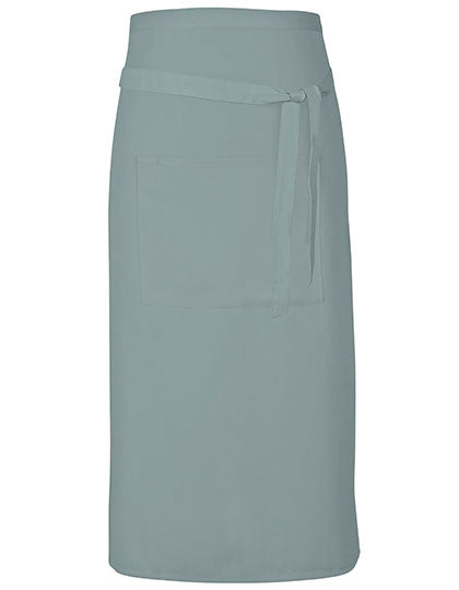 Terras Apron in Sage (ca. Pantone 5497), Größe 90 x 80 cm