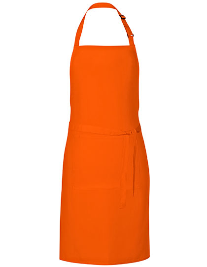 Grill Apron in Orange (ca. Pantone 1655), Größe 72 x 85 cm