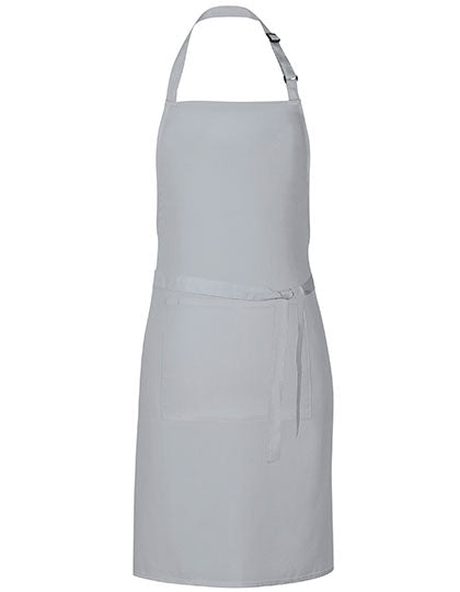 Grill Apron in Pale Grey (Silver) (ca. Pantone 428), Größe 72 x 85 cm