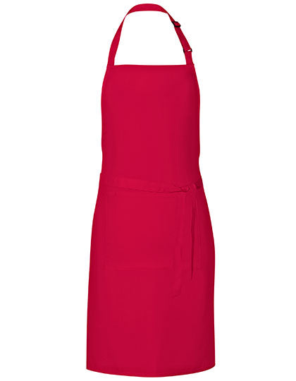 Grill Apron in Red (ca. Pantone 200), Größe 72 x 85 cm