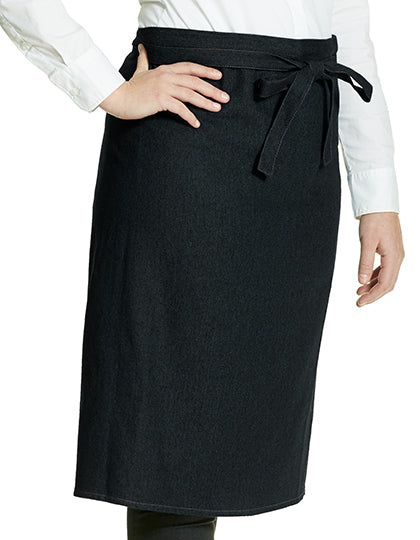 Jeans Cook´s Apron in Black, Größe 100 x 70 cm