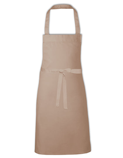 Barbecue Apron - EU Production in Sand, Größe 73 x 80 cm