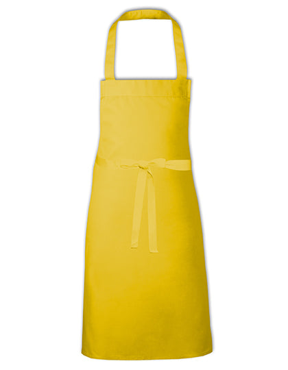 Barbecue Apron - EU Production in Yellow, Größe 73 x 80 cm