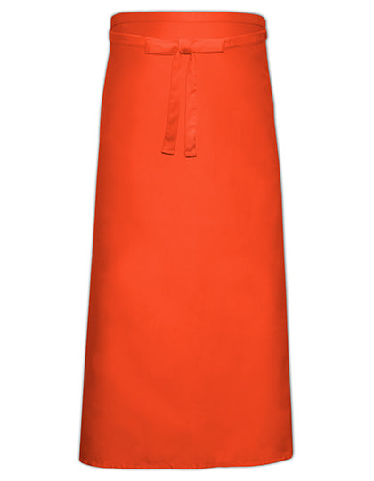 Bistro Apron - EU Production in Orange (ca. Pantone 1655), Größe 100 x 100 cm