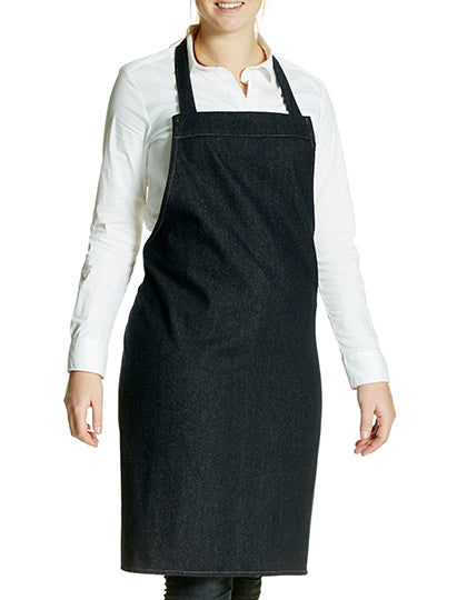 Jeans Barbecue Apron in Black, Größe 90 x 90 cm