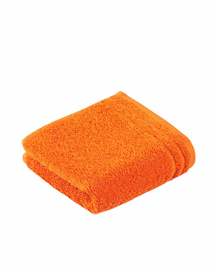 Calypso Feeling Gästetuch in Orange, Größe 30 x 50 cm