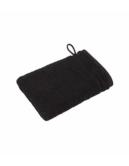 Calypso Feeling Waschhandschuh in Black, Größe 22 x 16 cm
