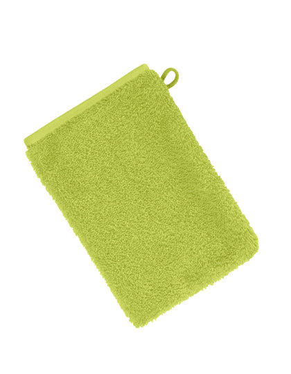 New Generation Waschhandschuh in Meadowgreen, Größe 22 x 16 cm
