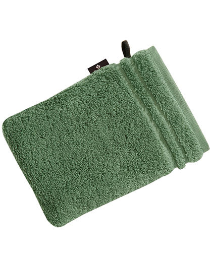 Vienna Style Supersoft Waschhandschuh in Evergreen, Größe 22 x 16 cm