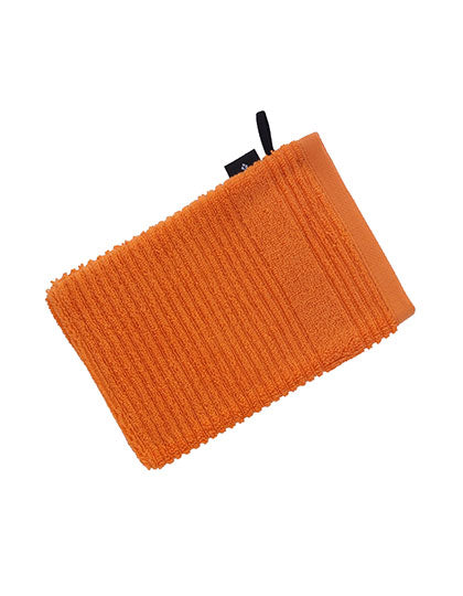 Tomorrow Waschhandschuh in Electric Orange, Größe 22 x 16 cm