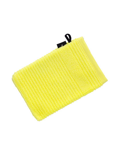 Tomorrow Waschhandschuh in Electric Yellow, Größe 22 x 16 cm