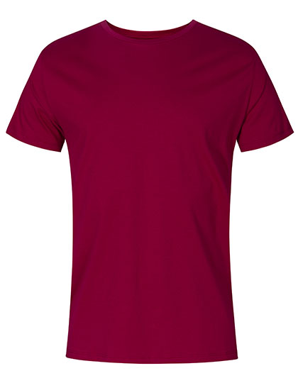 Men´s Roundneck T-Shirt in Berry, Größe 3XL