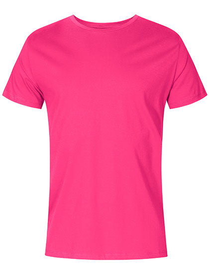 Men´s Roundneck T-Shirt in Bright Rose, Größe 3XL