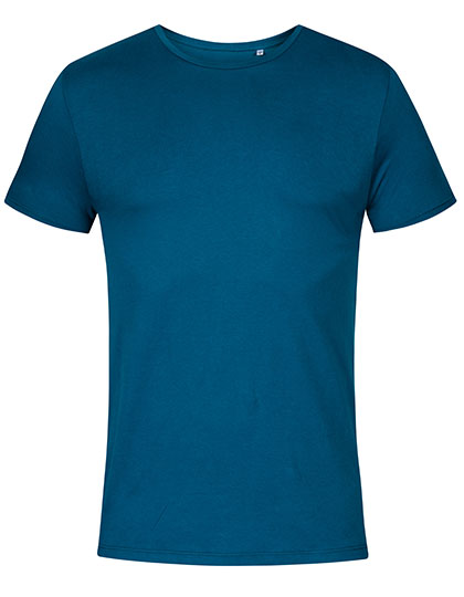 Men´s Roundneck T-Shirt in Petrol, Größe 3XL