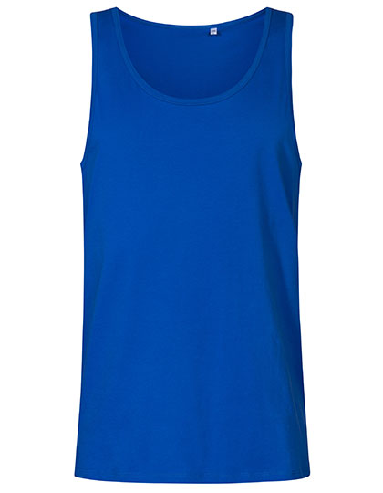 Men´s Roundneck Tanktop in Azur Blue, Größe 3XL