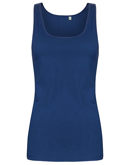 Women´s Roundneck Tanktop in Azur Blue, Größe 3XL