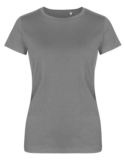 Women´s Roundneck T-Shirt in Steel Grey (Solid), Größe 3XL
