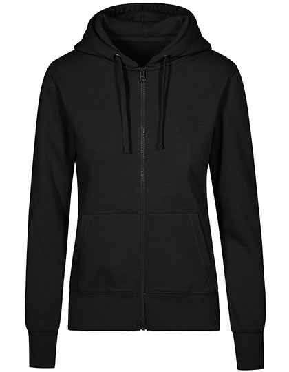 Women´s Hoody Jacket in Black, Größe 3XL