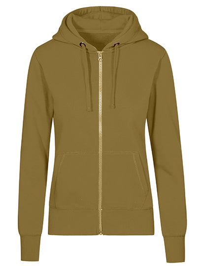 Women´s Hoody Jacket in Olive, Größe 3XL