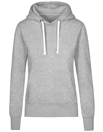 Women´s Hoody Sweater in Heather Grey, Größe 3XL