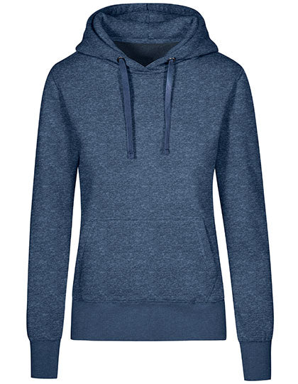 Women´s Hoody Sweater in Heather Navy, Größe 3XL