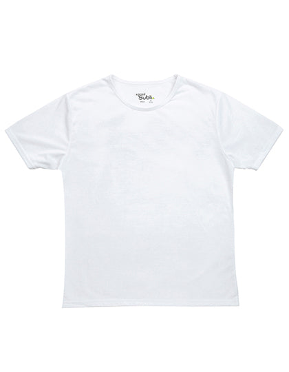 Women´s Subli Plus® Round Neck T-Shirt in White, Größe XL (20-22)