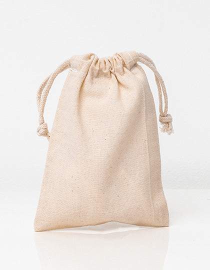 Small Cotton Stuff Bag in Natural, Größe approx. 10 x 14 cm