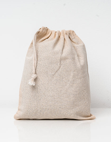 Midi Cotton Stuff Bag in Natural, Größe approx. 17 x 20 cm