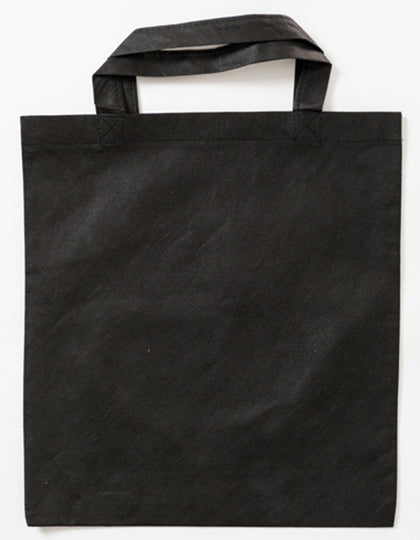 PP Shopper Bag Short Handles in Black, Größe approx. 38 x 42 cm