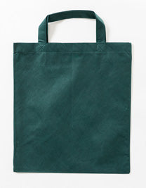 PP Shopper Bag Short Handles in Dark Green (ca. Pantone 3302U-HKS 56), Größe approx. 38 x 42 cm