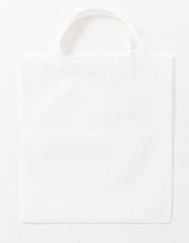 PP Shopper Bag Short Handles in White, Größe approx. 38 x 42 cm